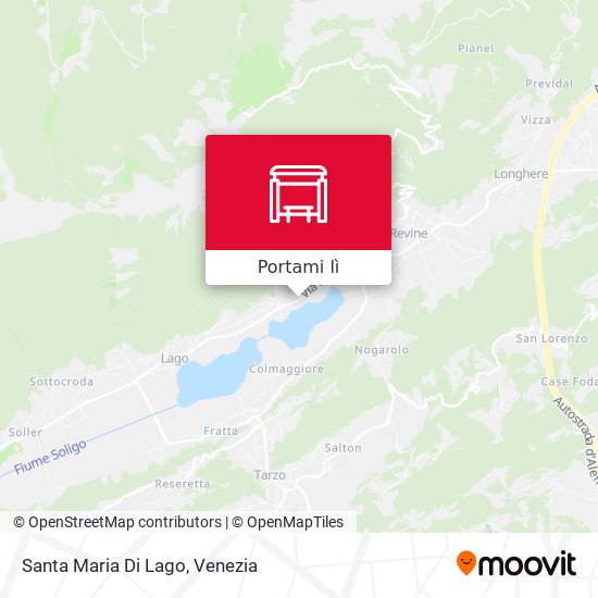 Mappa Santa Maria Di Lago