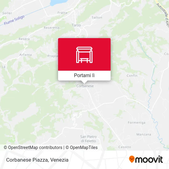 Mappa Corbanese Piazza