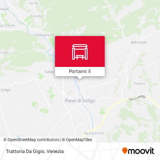 Mappa Trattoria Da Gigio