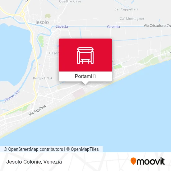Mappa Jesolo Colonie