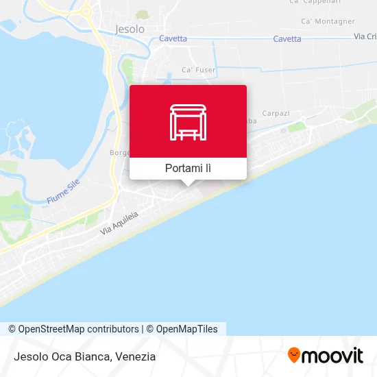 Mappa Jesolo Oca Bianca