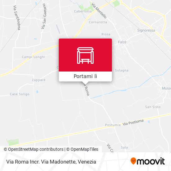 Mappa Via Roma Incr. Via Madonette
