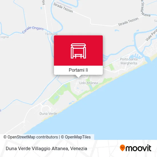 Mappa Duna Verde Villaggio Altanea