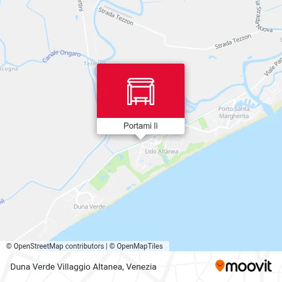 Mappa Duna Verde Villaggio Altanea