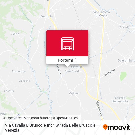 Mappa Via Cavalla E Bruscole Incr. Strada Delle Bruscole