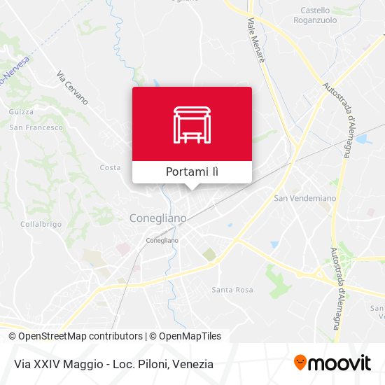 Mappa Via XXIV Maggio - Loc. Piloni