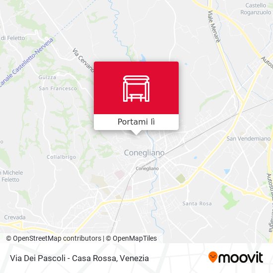 Mappa Via Dei Pascoli - Casa Rossa