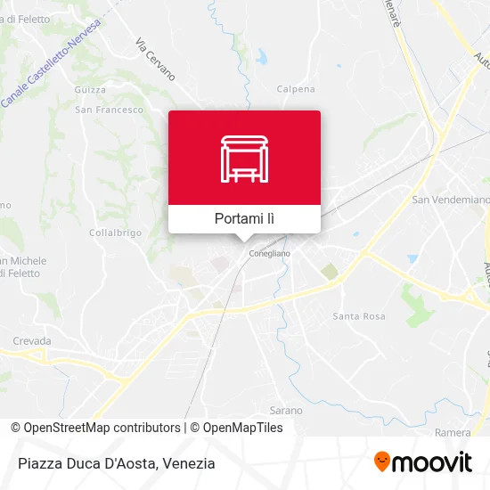 Mappa Piazza Duca D'Aosta