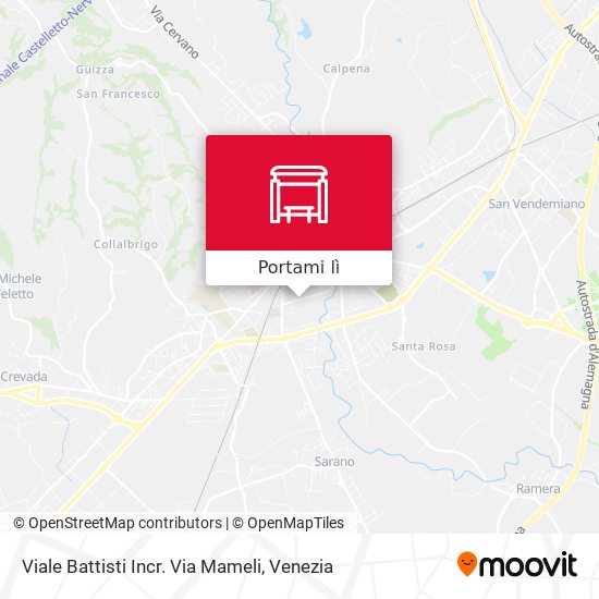 Mappa Viale Battisti Incr. Via Mameli