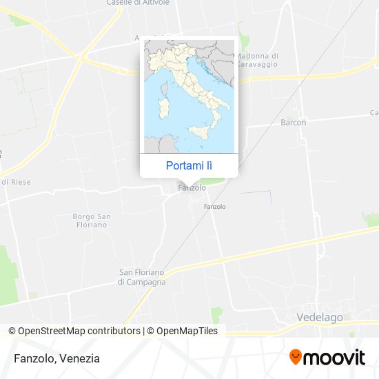 Mappa Fanzolo