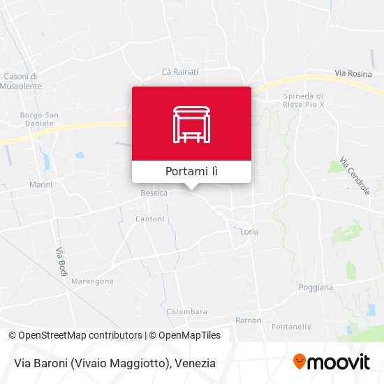 Mappa Via Baroni (Vivaio Maggiotto)