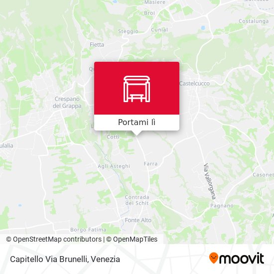 Mappa Capitello Via Brunelli