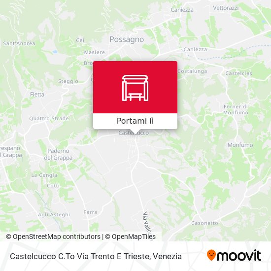 Mappa Castelcucco C.To Via Trento E Trieste