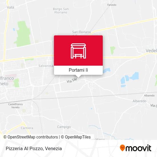 Mappa Pizzeria  Al Pozzo