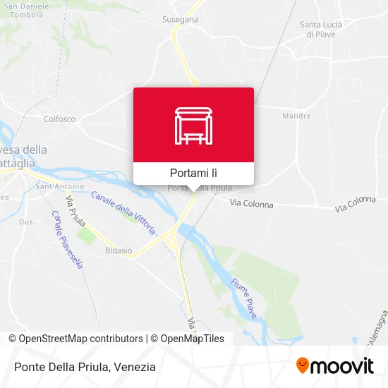 Mappa Ponte Della Priula