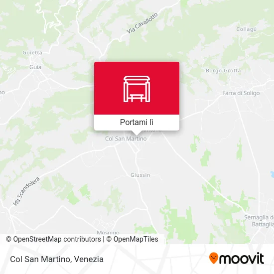 Mappa Col San Martino