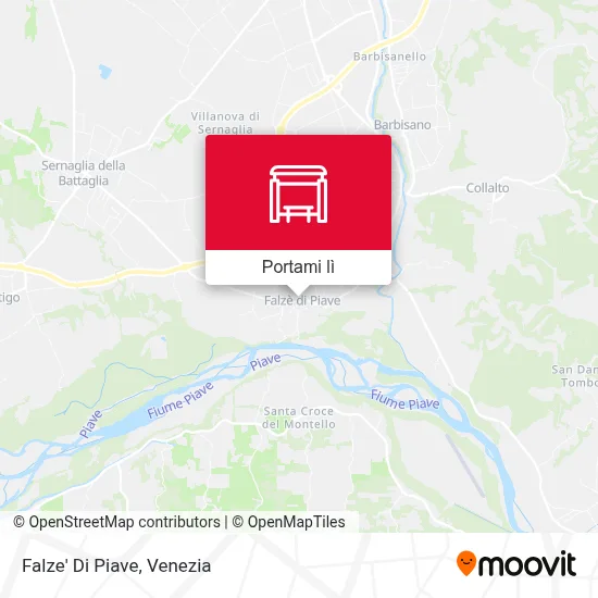 Mappa Falze' Di Piave