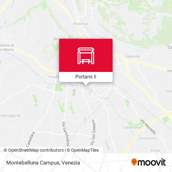 Mappa Montebelluna Campus