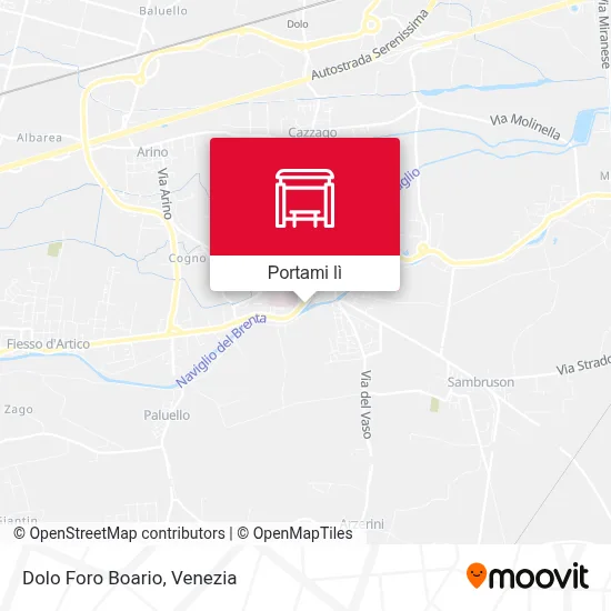 Mappa Dolo Foro Boario