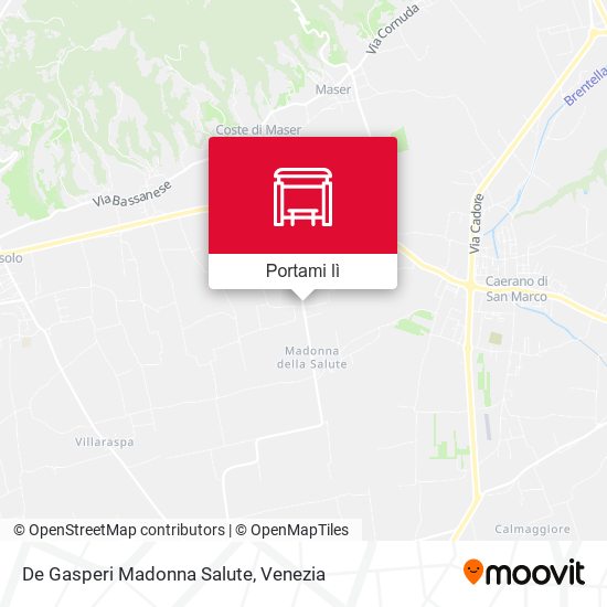 Mappa De Gasperi Madonna Salute