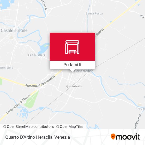 Mappa Quarto D'Altino Heraclia