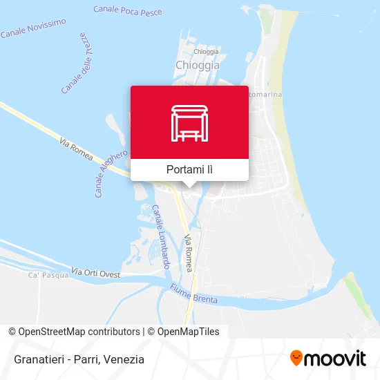 Mappa Granatieri - Parri