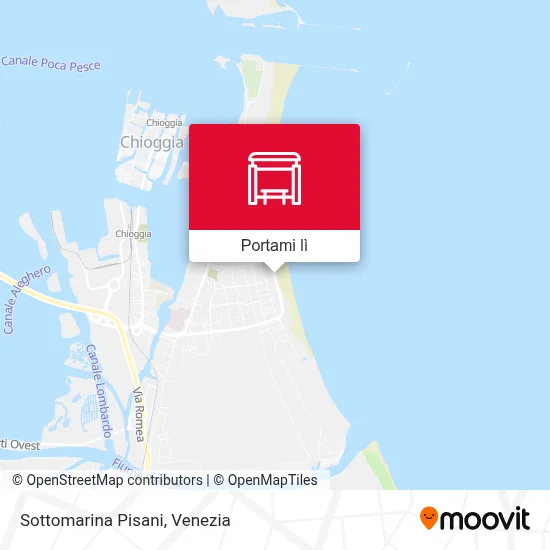 Mappa Sottomarina Pisani