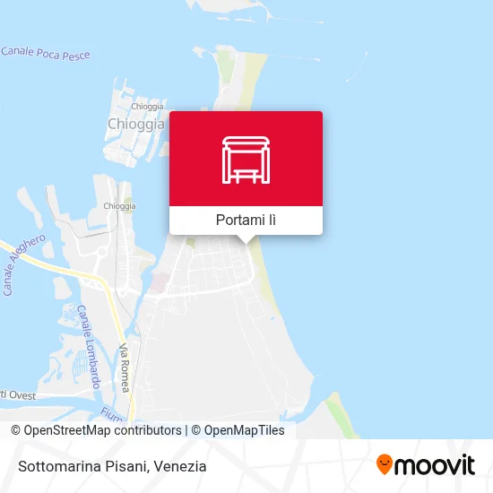 Mappa Sottomarina Pisani