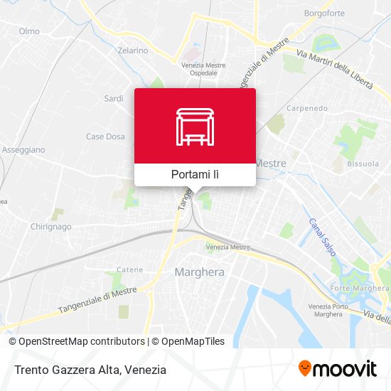 Mappa Trento Gazzera Alta