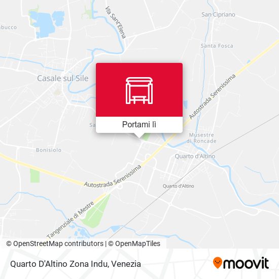Mappa Quarto D'Altino Zona Indu