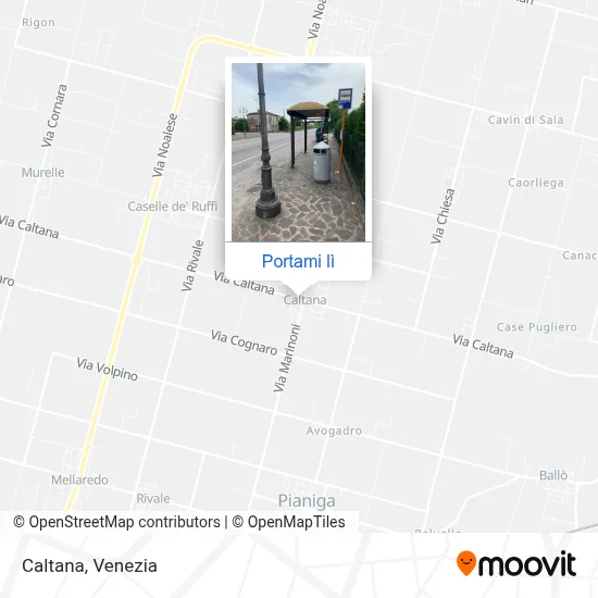 Mappa Caltana