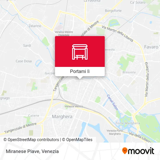 Mappa Miranese Piave