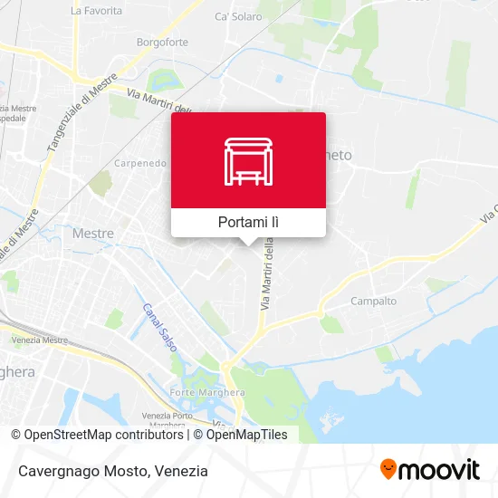 Mappa Cavergnago Mosto