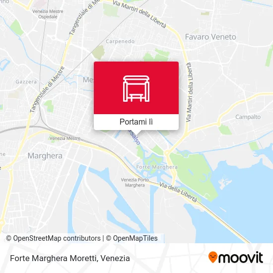 Mappa Forte Marghera Moretti