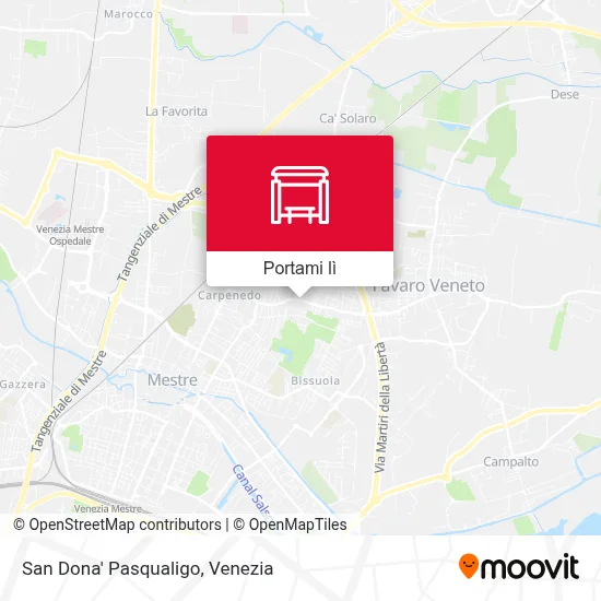 Mappa San Dona' Pasqualigo