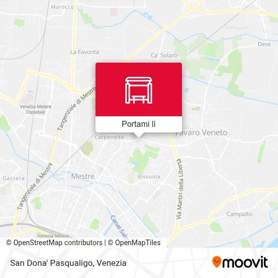 Mappa San Dona' Pasqualigo