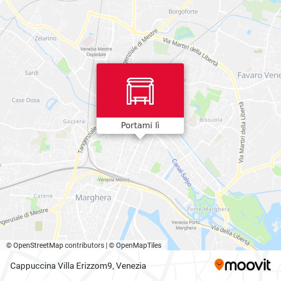 Mappa Cappuccina Villa Erizzom9