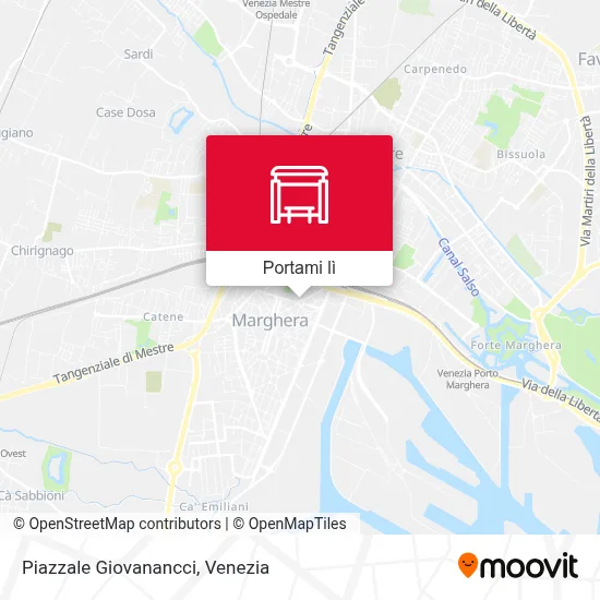 Mappa Piazzale Giovanancci