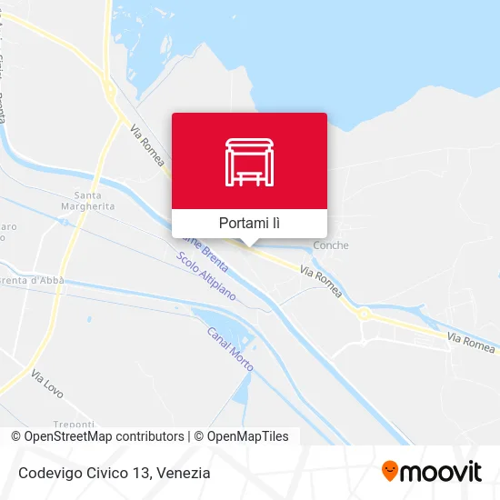 Mappa Codevigo Civico 13