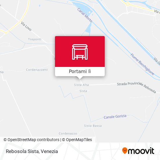 Mappa Rebosola Sista