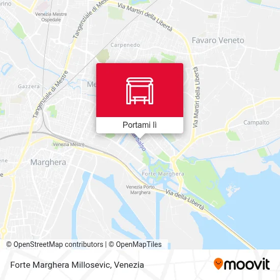 Mappa Forte Marghera Millosevic