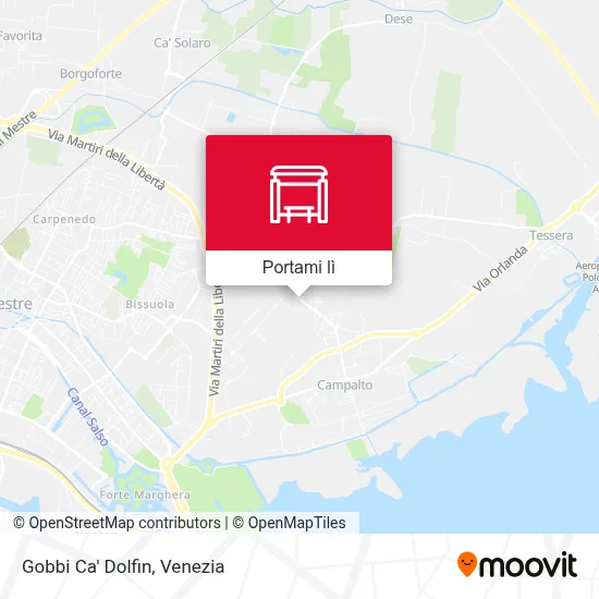 Mappa Gobbi Ca' Dolfin
