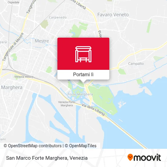 Mappa San Marco Forte Marghera