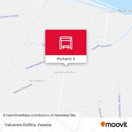 Mappa Valcerere Dolfina