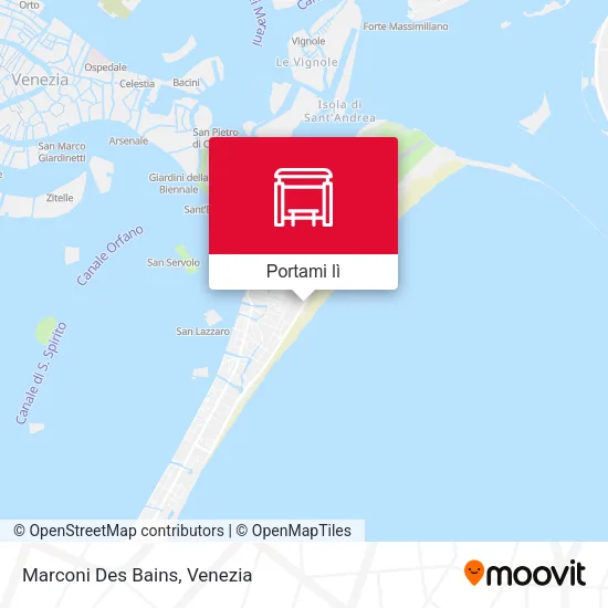 Mappa Marconi Des Bains