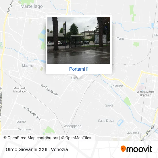 Mappa Olmo Giovanni XXIII
