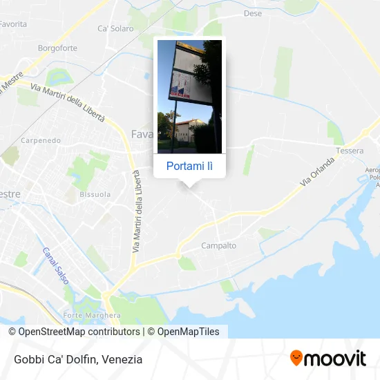 Mappa Gobbi Ca' Dolfin