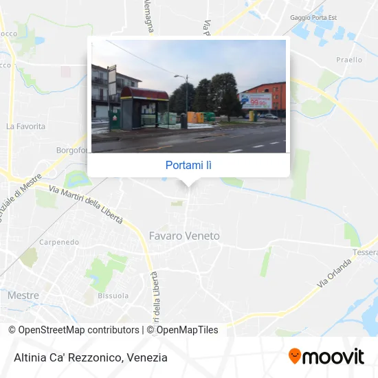 Mappa Altinia Ca' Rezzonico