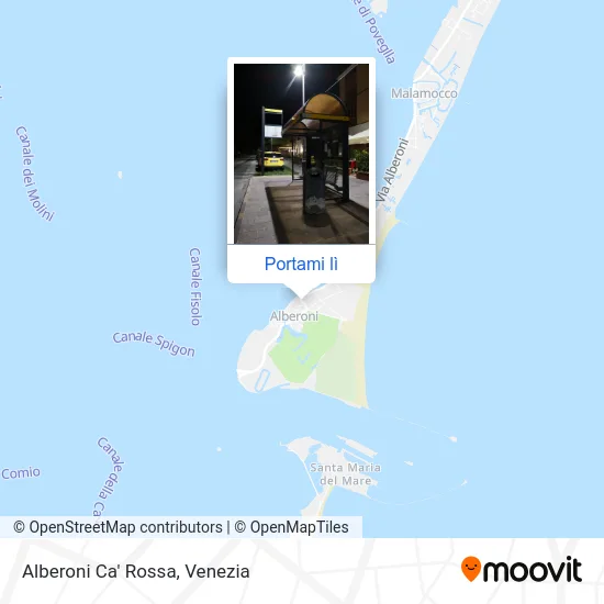 Mappa Alberoni Ca' Rossa