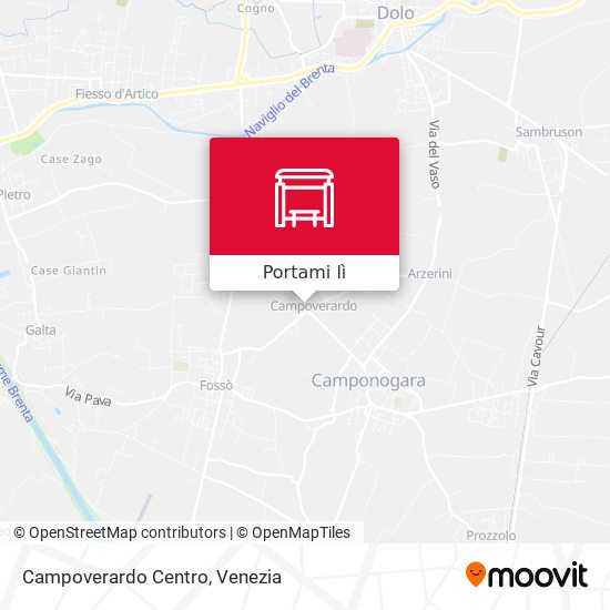 Mappa Campoverardo Centro